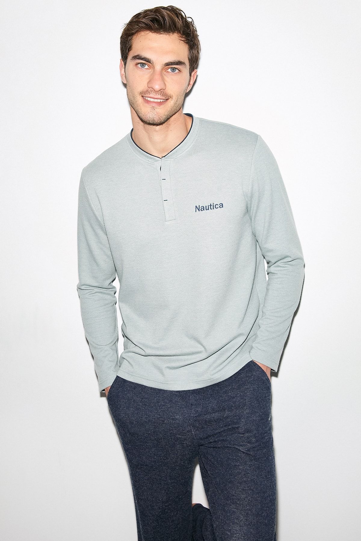 Nautica Premium Pajama Set Trendyol