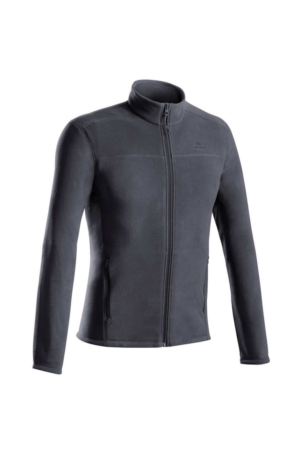 یقه یقه گرد مردانه Polar Polar مردانه Polar با زیپ کامل Mh120 Decathlon دکاتلون اورجینال - تصویر 3