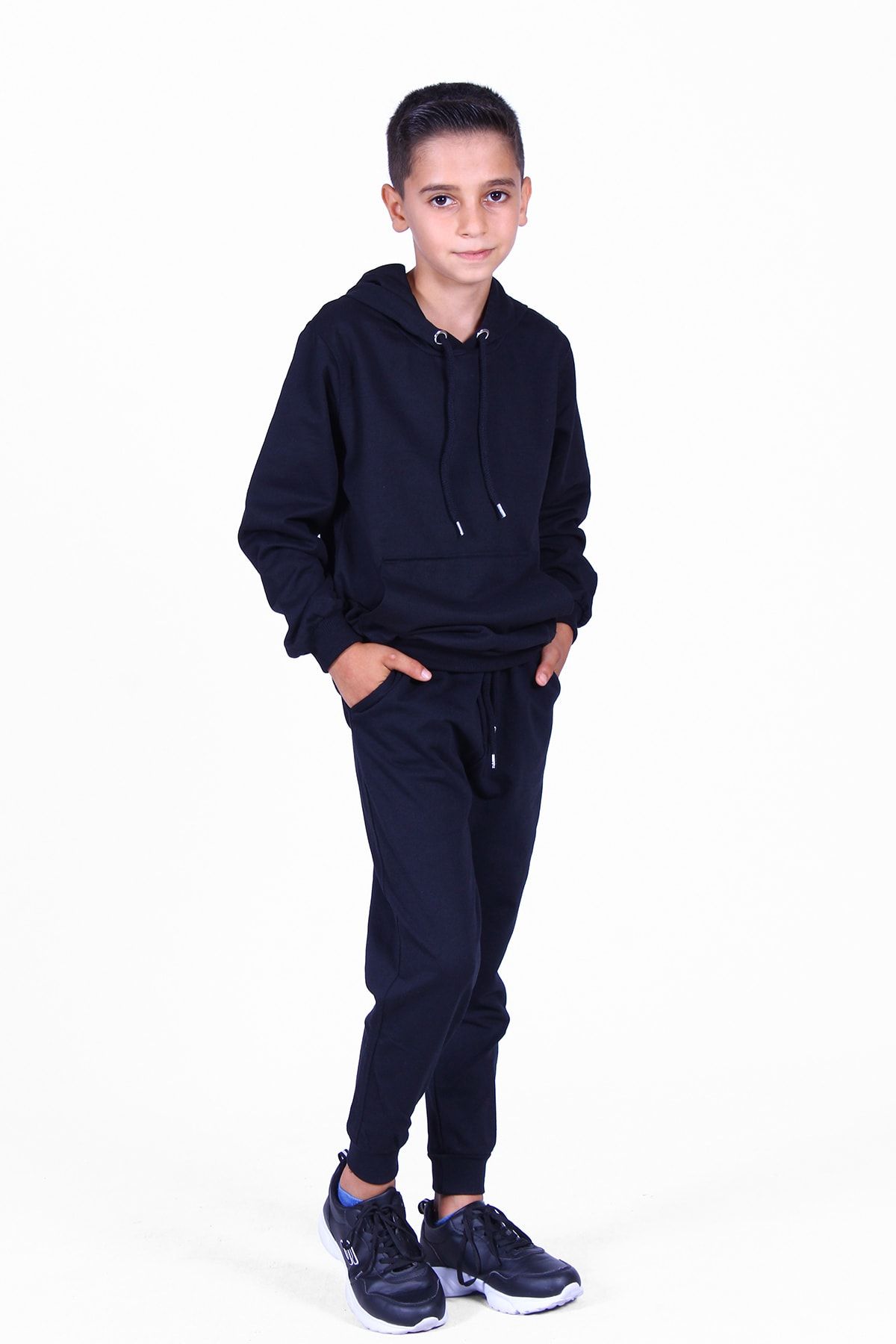 Plain navy tracksuit hotsell