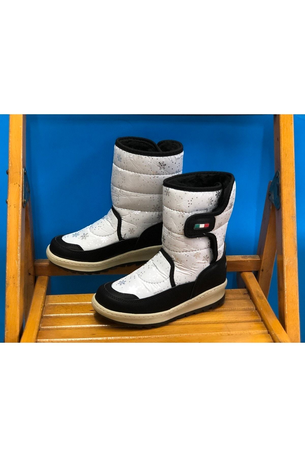 KAFKASLAR Cizme De Zăpadă Colorate Cu Velcro Pentru Fetiță Unisex - 32