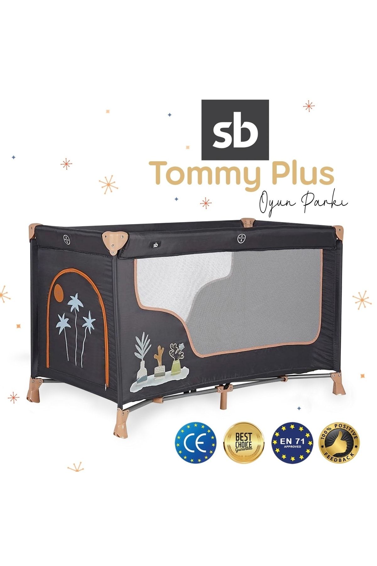 Sunny Baby Tommy Plus Oyun Parkı 60*120 Cm