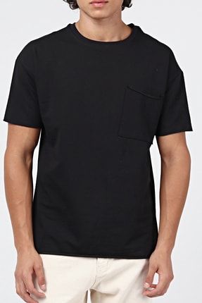 Siyah Erkek T-shirt TH1011012022