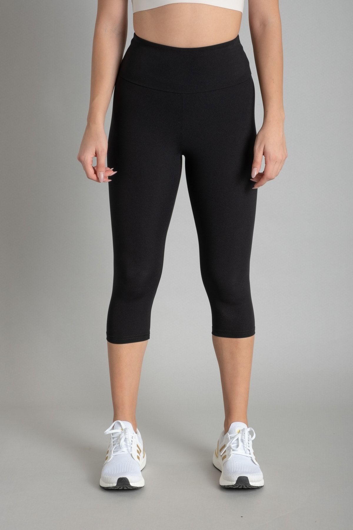 Vienfit-Women's High Waist Push Up Tights Yoga Tights Matte Black Size 7/8 5