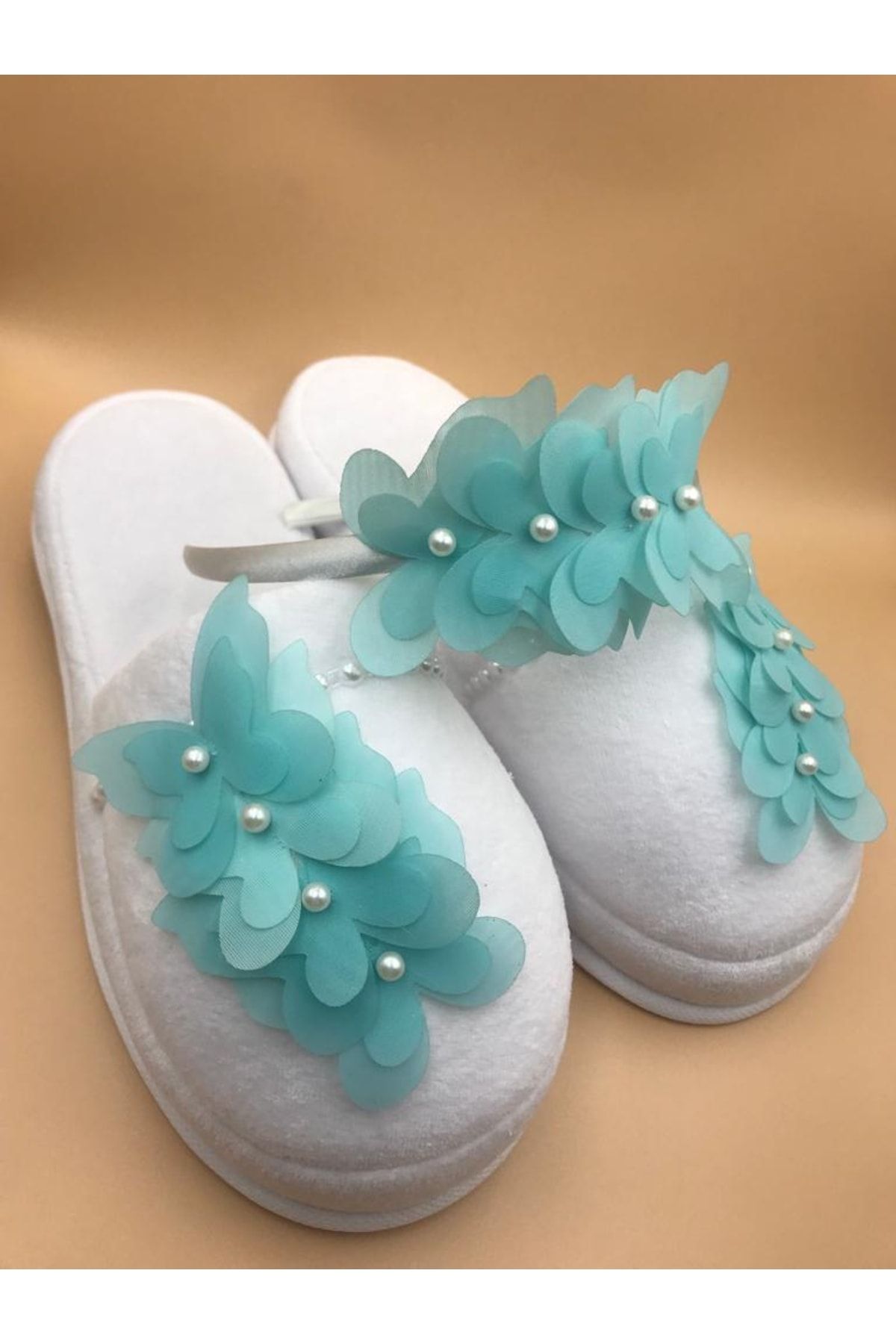 ALAZ TASARIM HOBI-Maternity Slippers Crown Set Butterfly 2