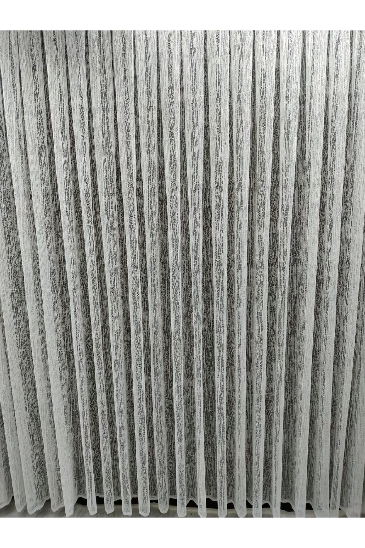 Briz Perde-Sport Patterned Glass Broken Matching Tulle Curtain Will Be Shipped on the Same Day! 1x2 Sparse Pleated 7