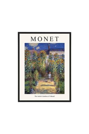 Monet Vétheuil 30x40cm Tablo Siyah Çerçeve ARTSH060