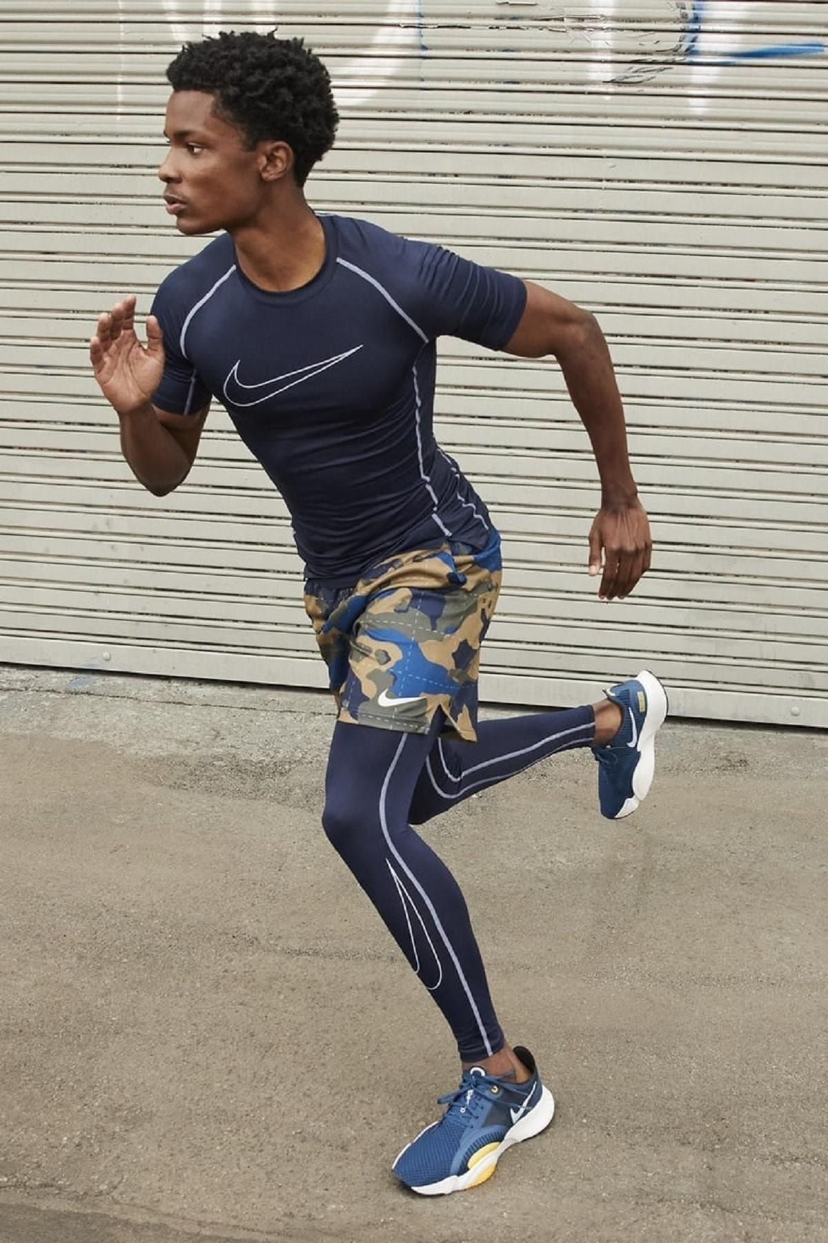 Nike Pro Men's Leggins Tights Dri-fit Black Black Men's Tights Dd - Trendyol