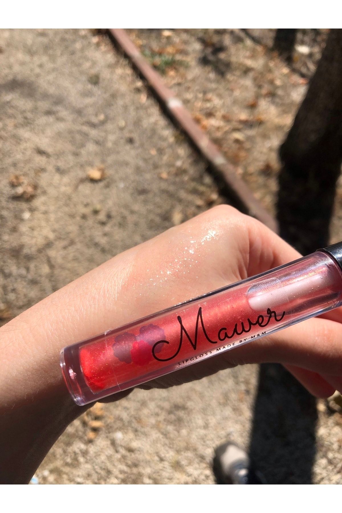 Lipgloss Dudak Parlatıcısı Çilekli Pembe Organik Vegan Doğal Pembe Sedefli E Vitaminli