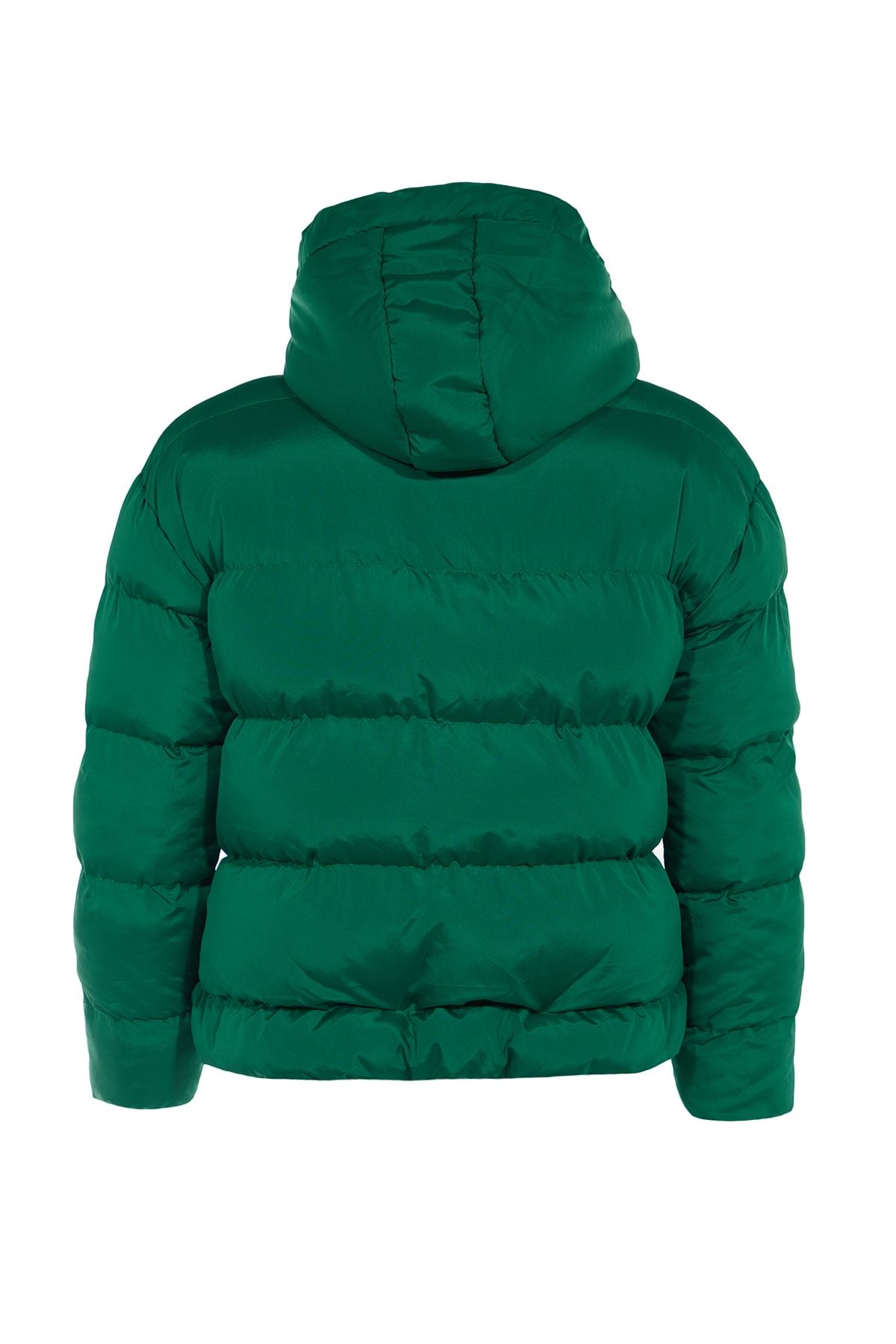 Dark green winter jacket top