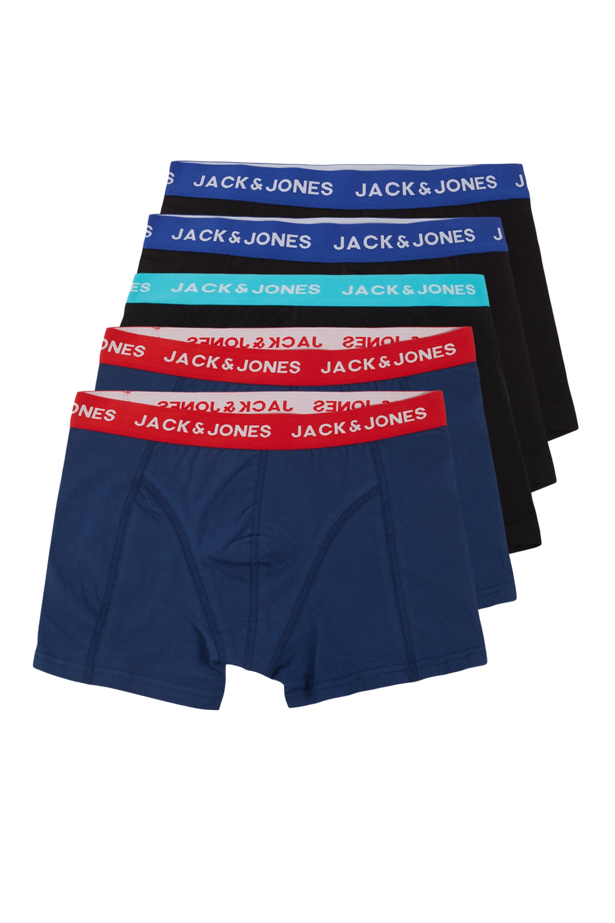 Jack & Jones Erkek 5'li Boxer - Jackyle Trunk Try 12233060