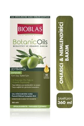 Organic Oils Kuru Ve Yıpranmış Saçlar Için Şampuan 360 ml Zeytinyağı Ve At Kuyruğu Yağı Şampuanı 70732