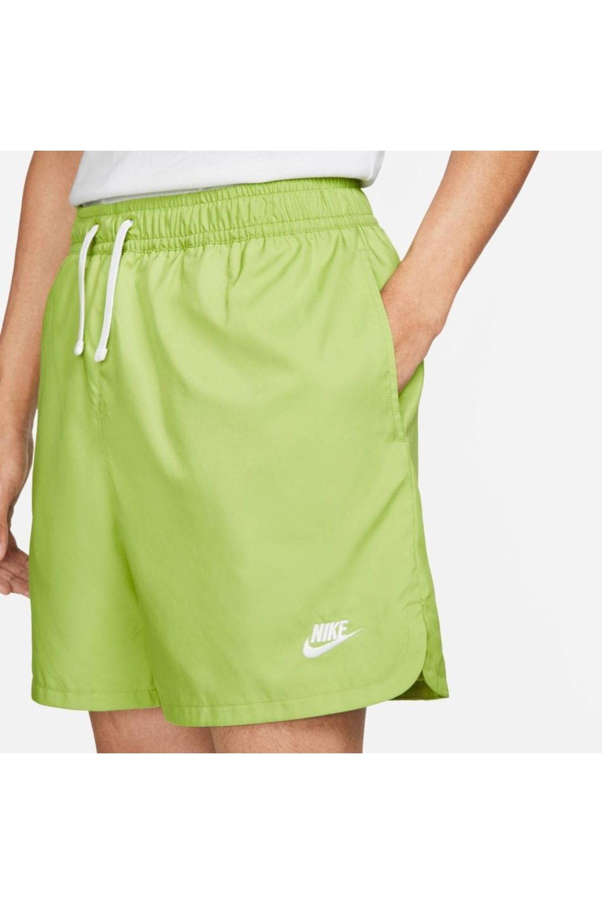Nike woven flow shorts green shop