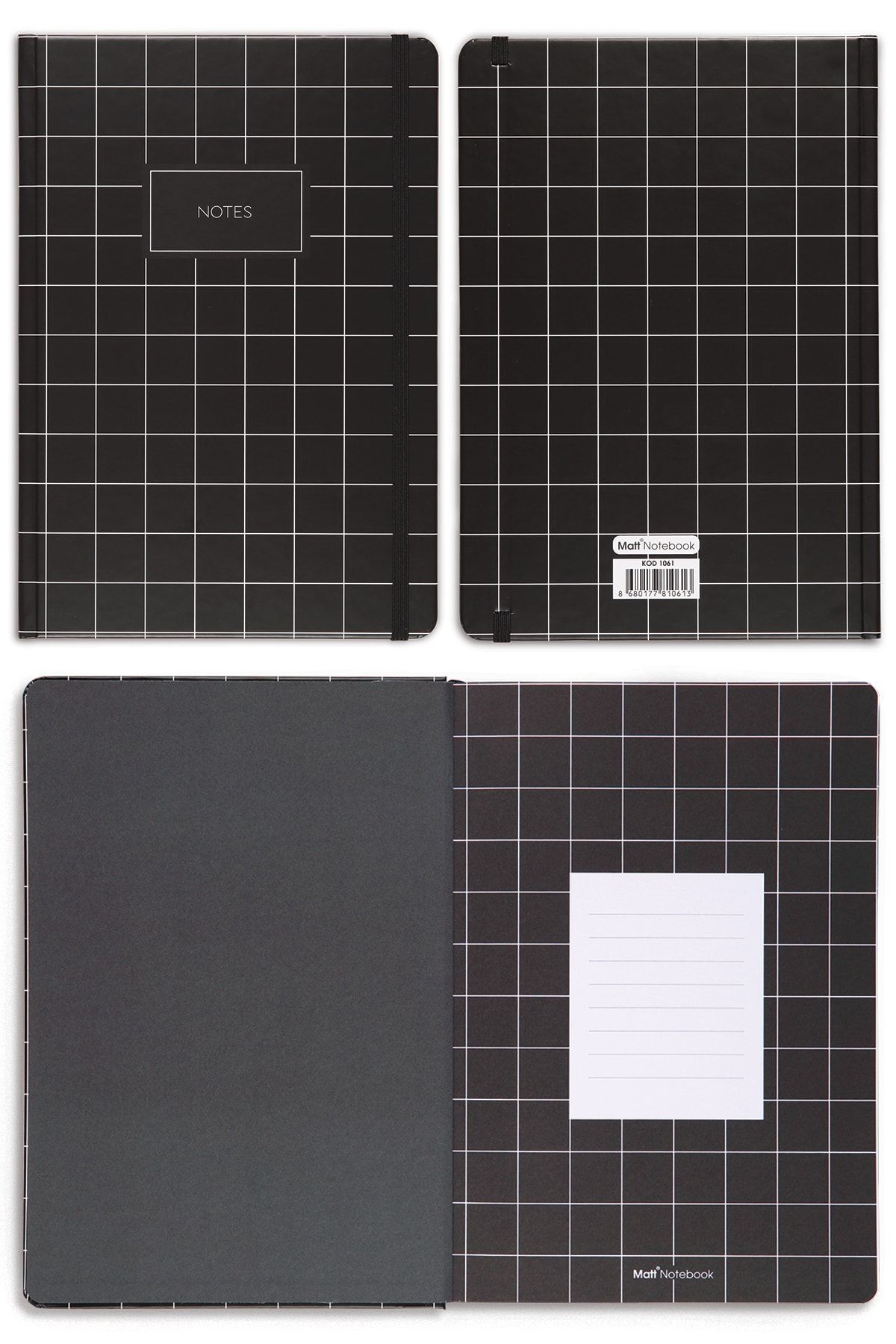 Black Matte Notebook