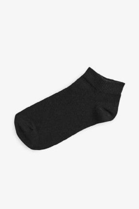 10'lu Ekonomik Paket Siyah Patik Çorap, UZR235236BD