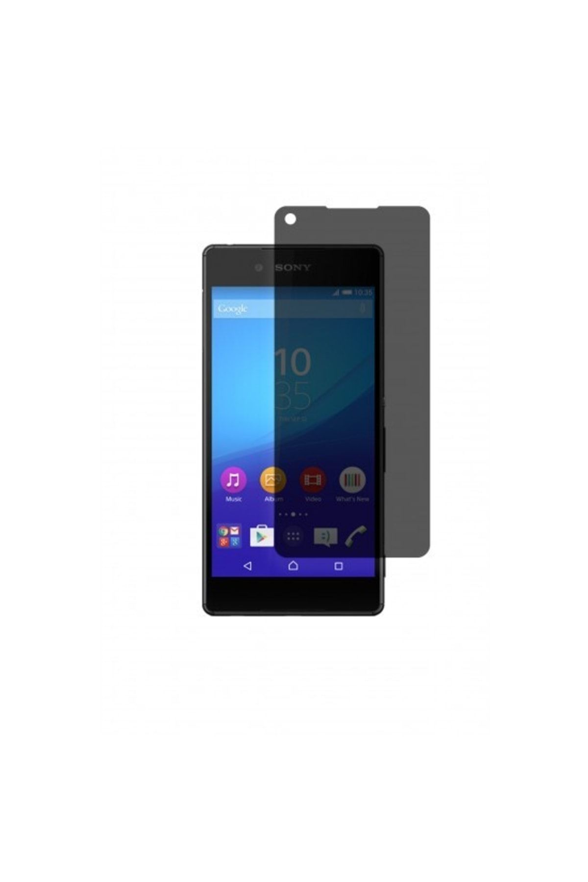 Wrapsol-Sony Xperia Z3 Plus Matte Ghost Screen Protector Invisible Privacy Screen Protector When Viewed from the Side 1