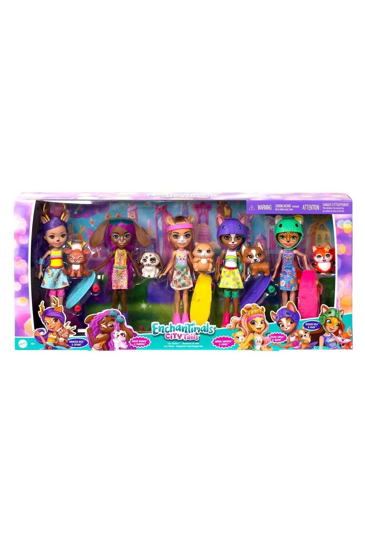 Enchantimals Hhc19 Enchantimals Şehir Bebekleri Beşli Paket