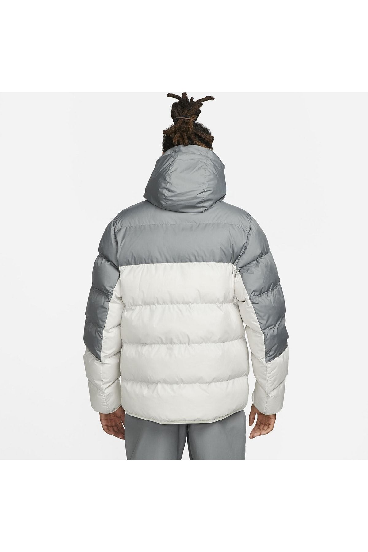 Grey nike padded sales jacket