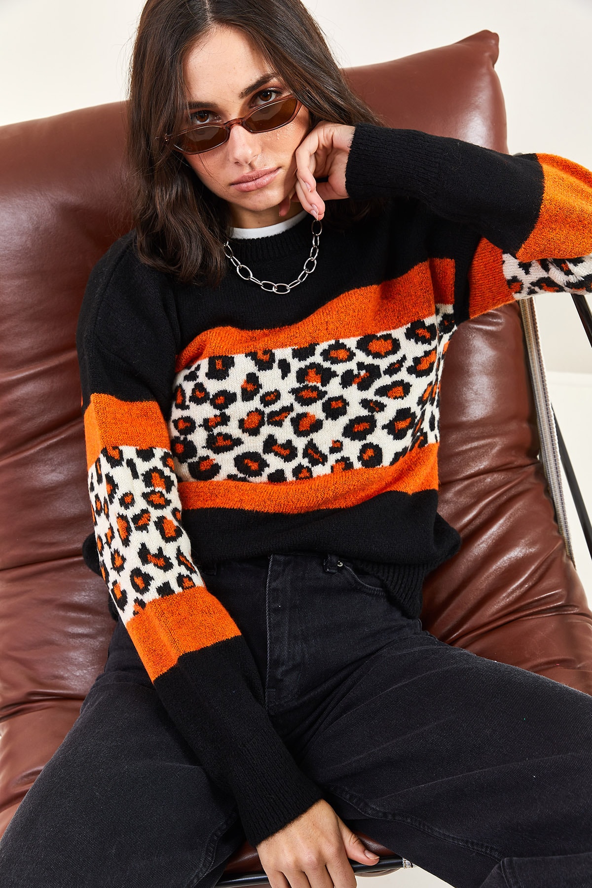 Bianco Lucci Жіночий светр з візерунком