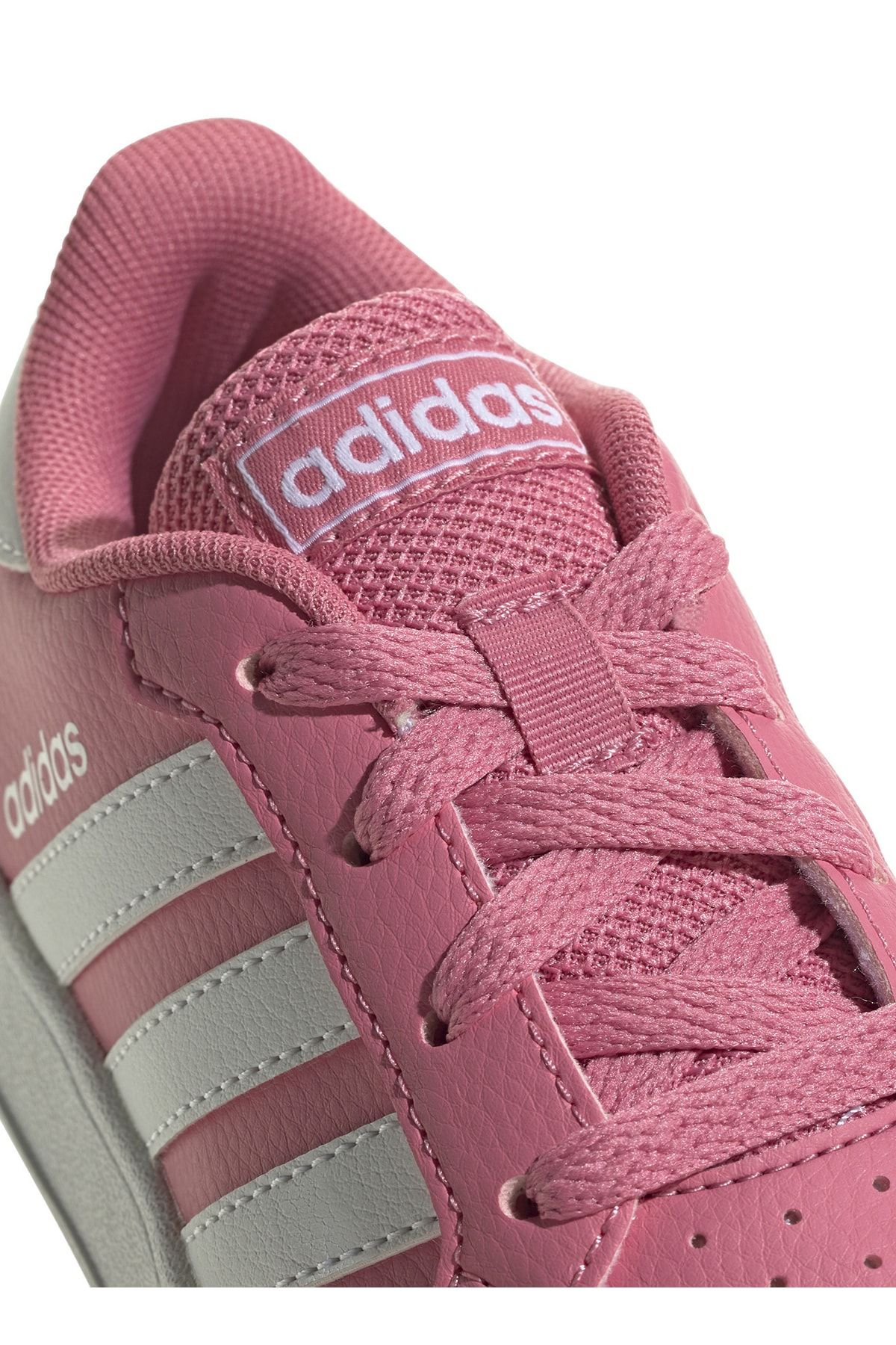 adidas صورتی - کفش پیاده روی دخترانه سفید Gw2893 Breaknet K