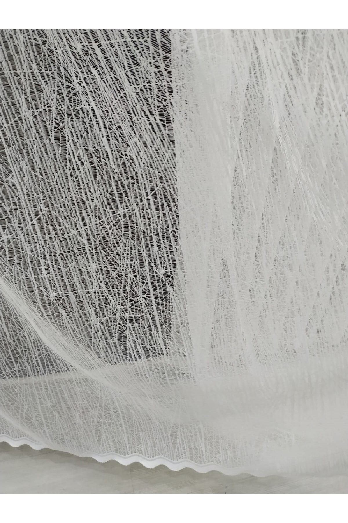 Briz Perde-Sport Patterned Glass Broken Matching Tulle Curtain Will Be Shipped on the Same Day! 1x2 Sparse Pleated 2