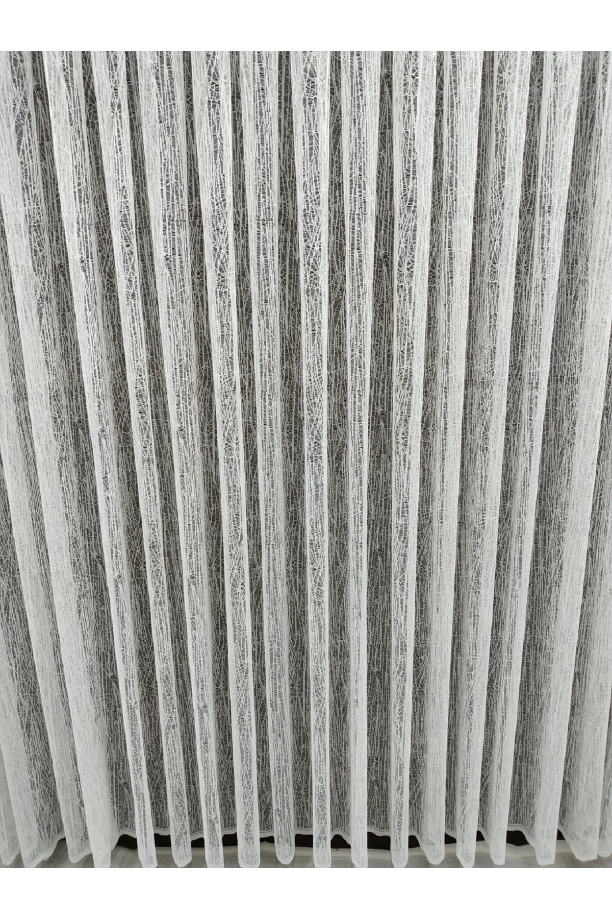 Briz Perde-Sport Patterned Glass Broken Matching Tulle Curtain Will Be Shipped on the Same Day! 1x2 Sparse Pleated 6