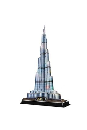 3d 136 Parça Led Puzzle Burj Halife Binası - Dubai (led Işıklı) CUBL133H