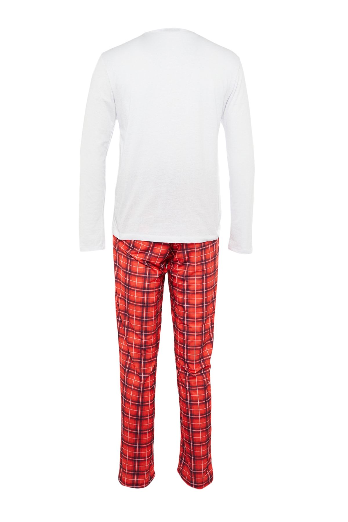 Trendyol Collection-Πολύχρωμες κανονικές πλεκτές πιτζάμες Οικογενειακός συνδυασμός TMNAW23PT00051 8