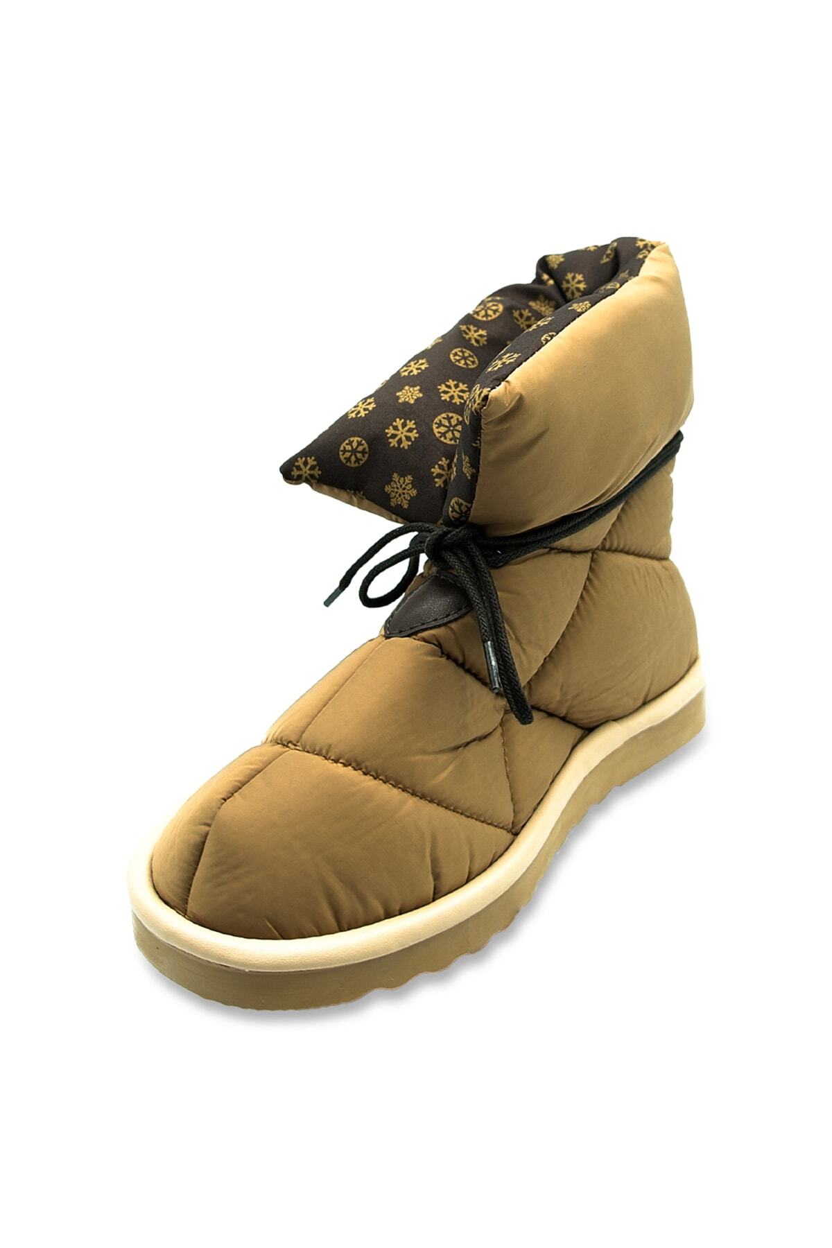 DUYGUSHOESBAG Paraşüt Kumaş Kadın Kar Botu görsel 2