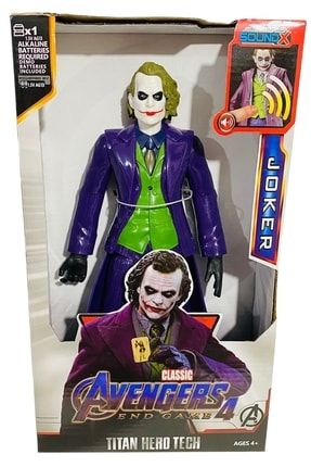 Joker Karakter Action Figür 29 Cm Oyuncak Işık Ve Sesli Et Malzeme Yurtdışı Özel Ürün vel66