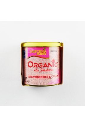 Strawberry Cream Çilekli Krema Oto ve Ortam Kokusu ORGANIC 52 gr. - ÇİLEKLİ KREMA