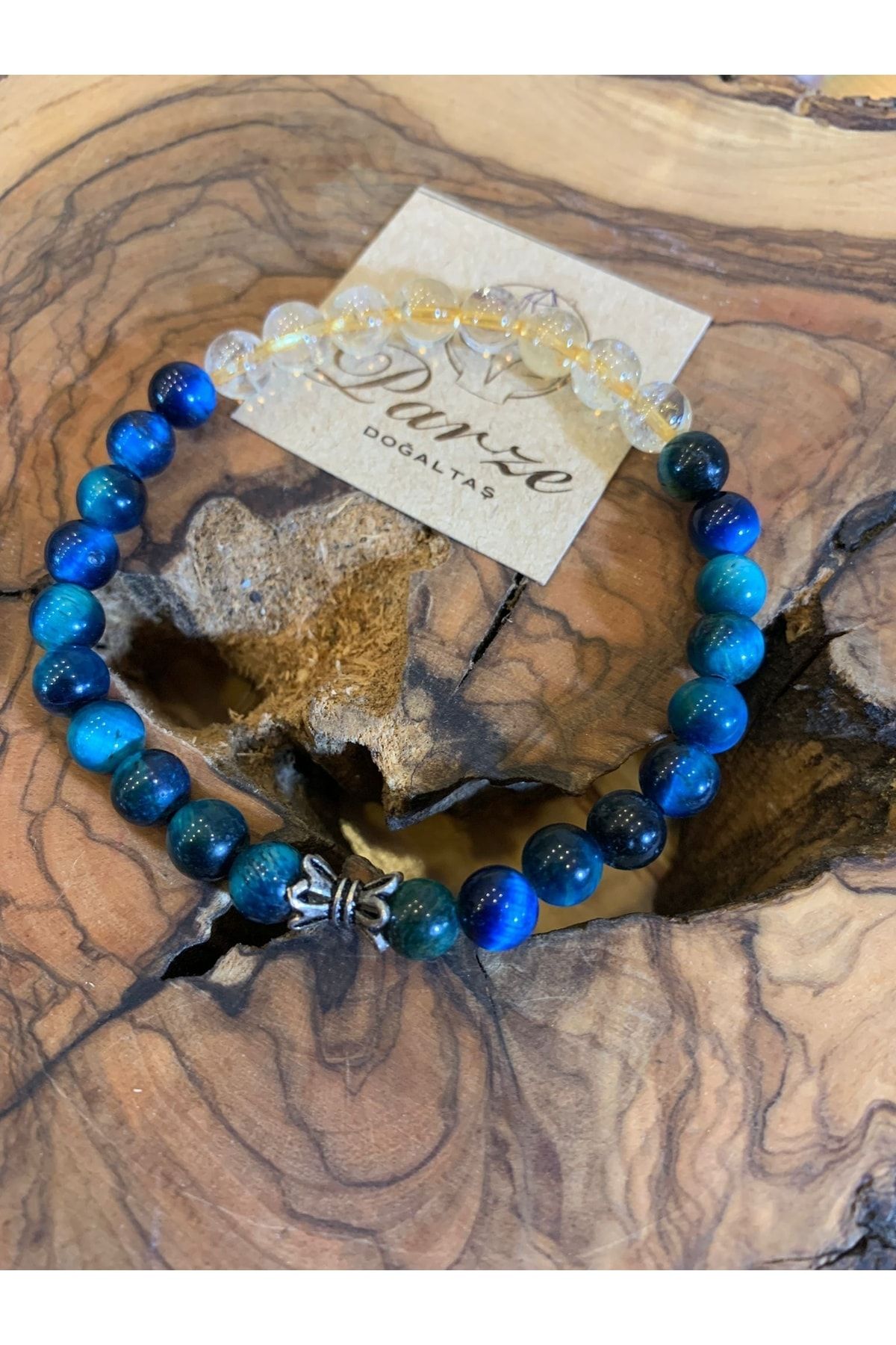 Citrine and tiger eye bracelet sale