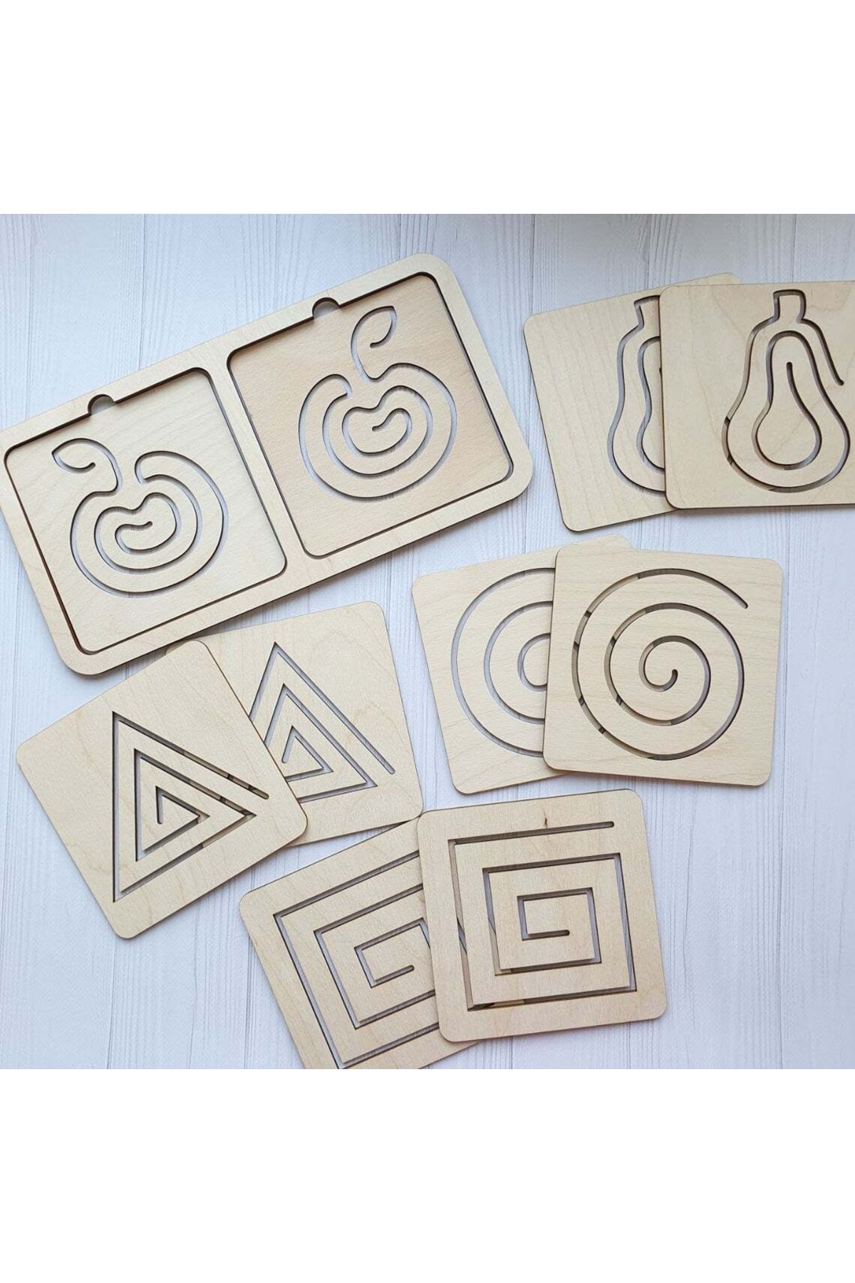 Ankebut Montessori 2 El Çizgi Çalışması Ve Ince Motor Beceri Geliştirici Oyun fotoğrafı 2 (önizleme)