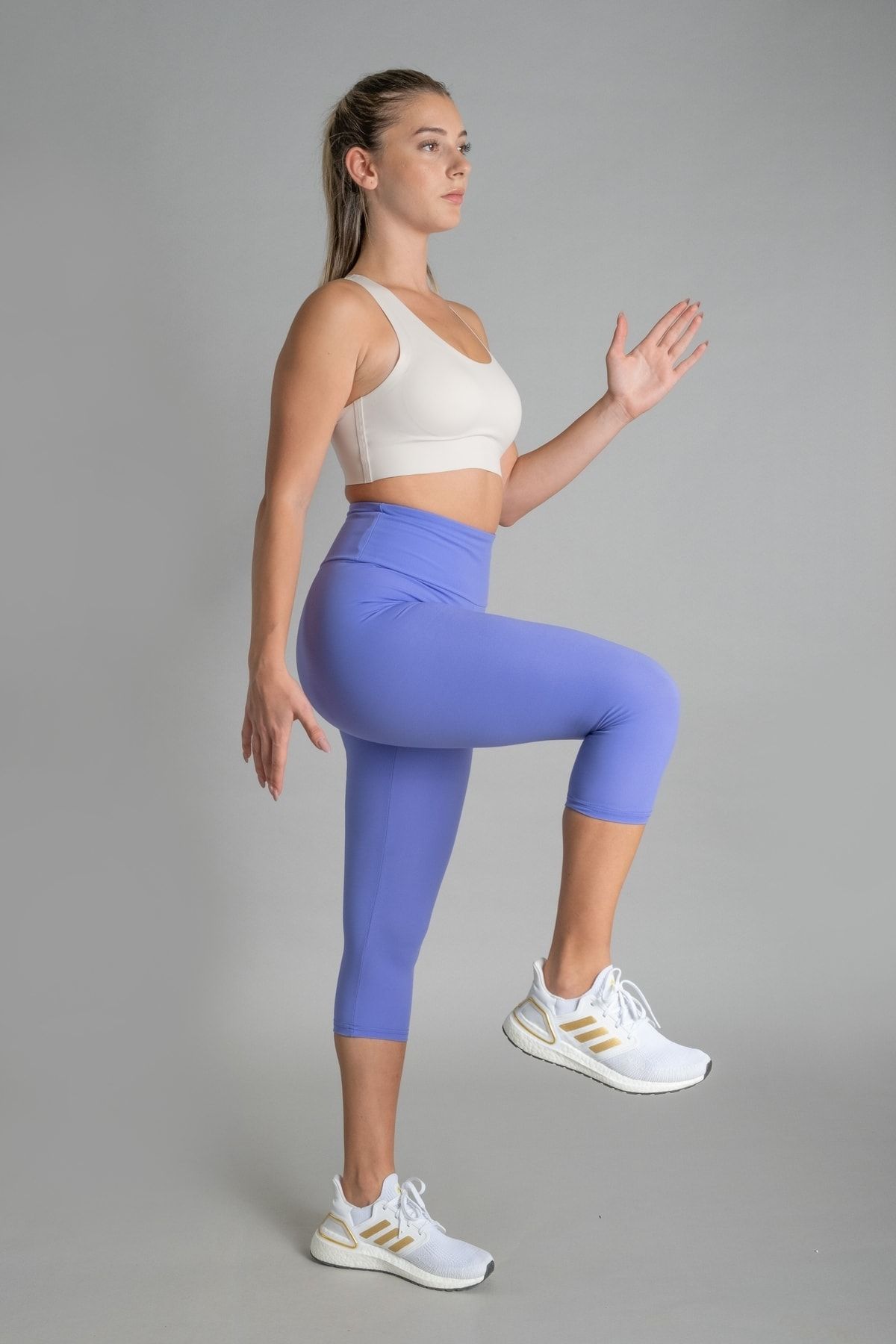 Vienfit Women's High Waist Push Up Tights Yoga Leggings  Green Size  7/8 - Trendyol