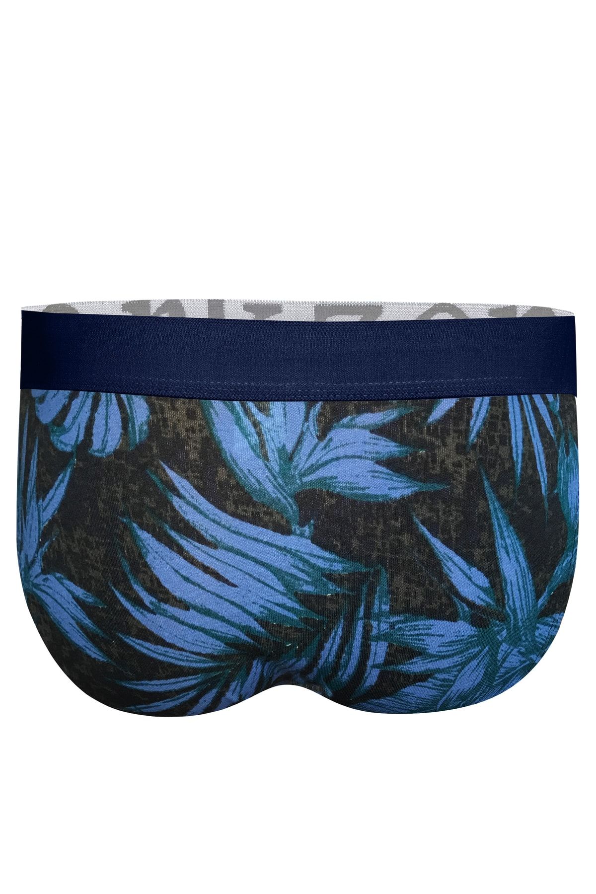 darkzone-Wide Elastic Leaf Pattern Men's Slip 2