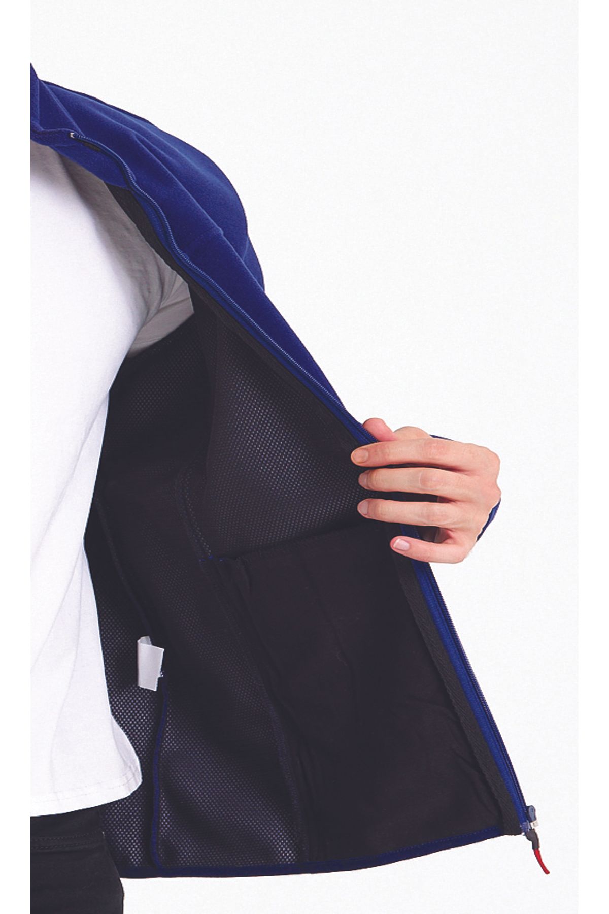 VERDONE-Men's Softshell Indigo Coat Windproof Compatible with Changing Weather Conditions 7