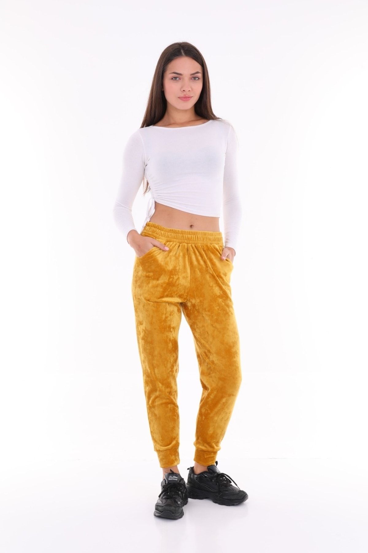 Mustard discount yellow sweatpants
