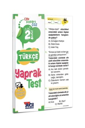 2.sınıf Türkçe Çek Kopart Yaprak Test ACI2TURYT