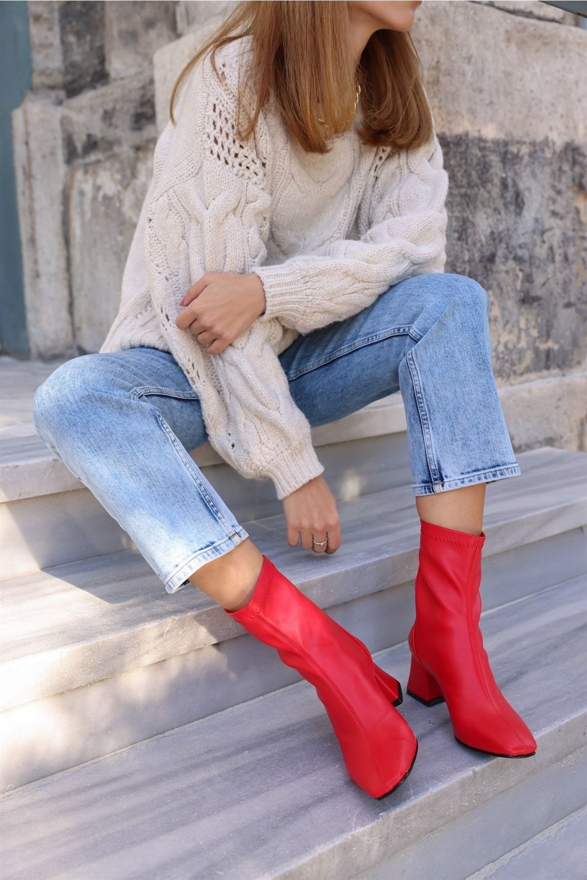 By far red boots clearance