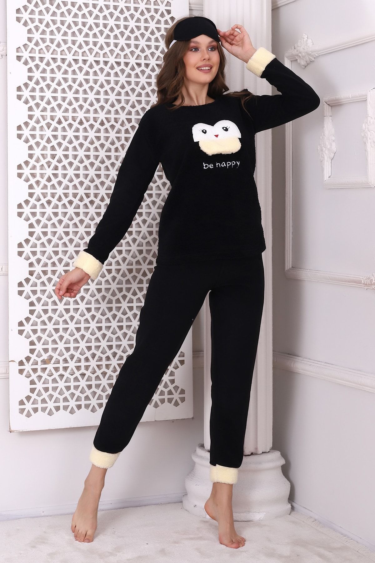 Wordex-Set de pijamale pentru femei Fawn 3028 Plush Welsoft Fleece Winter Soft 6