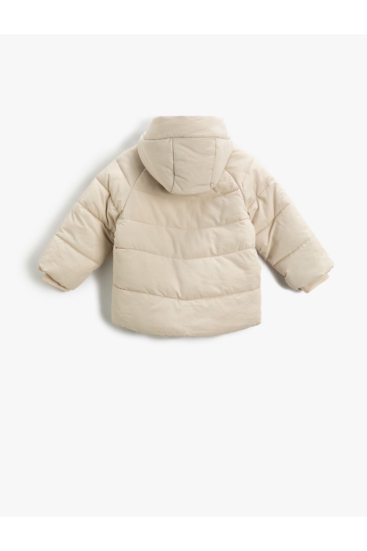 Koton Mantel Ecru Puffer Fast ausverkauft FN7251