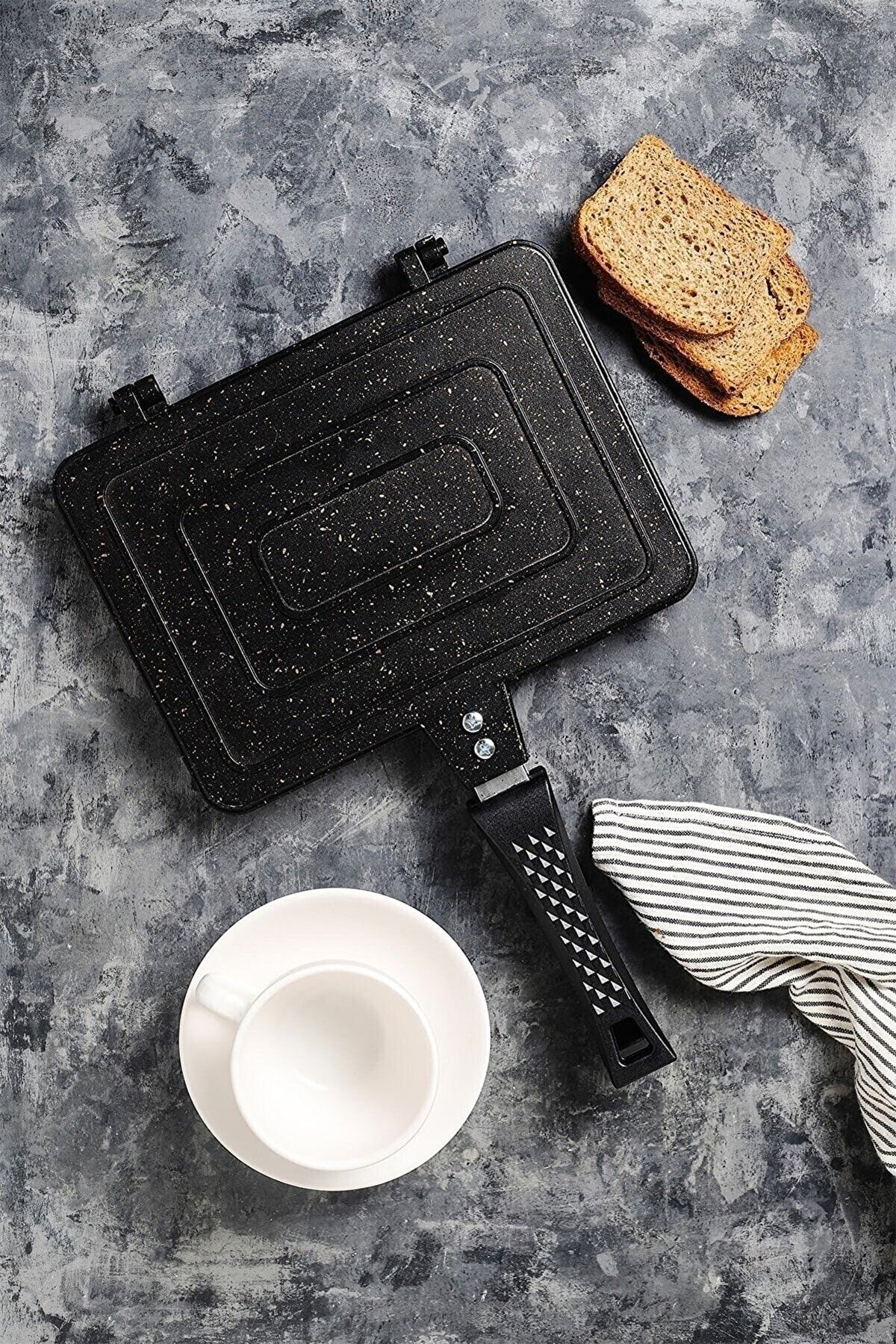 Begin Power-Stove Top Toaster Inner Outer Granite Camping Toaster 4
