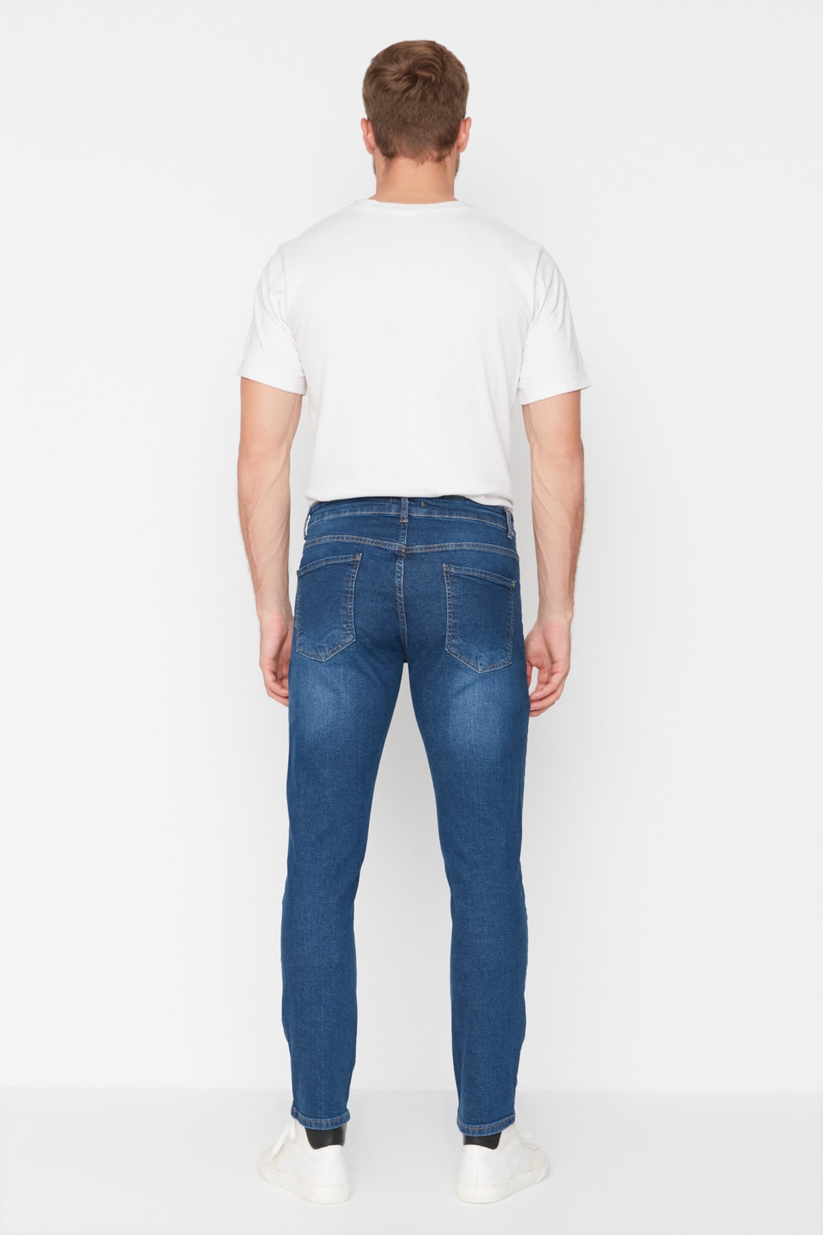  TRENDYOL MAN Lacivert Esnek Kuma? Slim Fit Dar Kesim Jeans Kot Pantolon