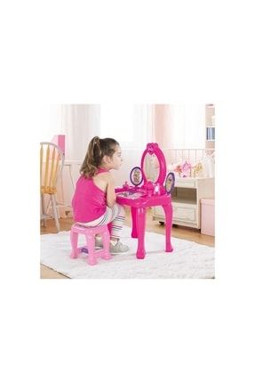 Cool Dolu Barbie Ayaklı Makyaj Masası Ve Sandalye Seti ÜRTCSZE4121