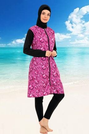 Tesettür Mayo-hijab Swimsuit/1800-13 Haşema-1800-1-