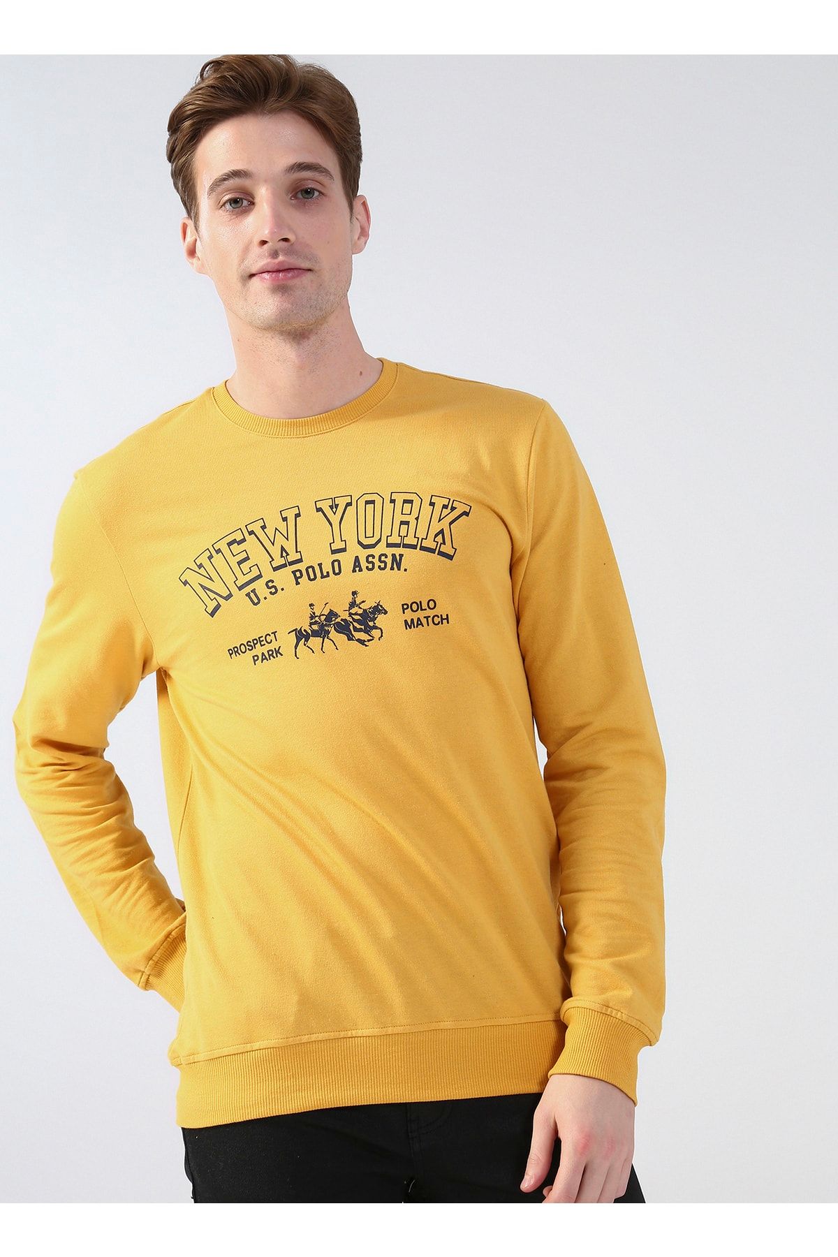 Us polo sale yellow sweatshirt