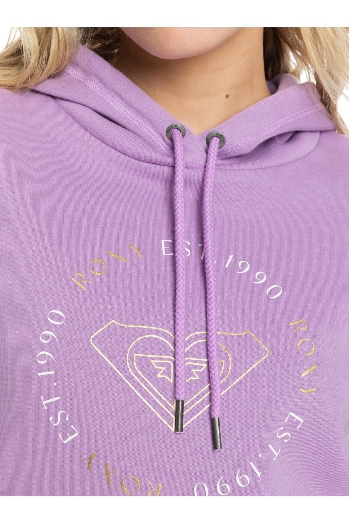 Erjft04615 Surf Stoked A J Otlr Sweat Pembe Kad n Sweatshirt