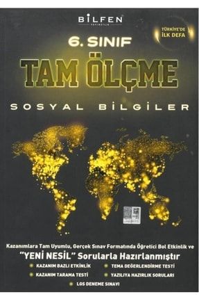 Bilfen Yayınları Bilfen 6.sınıf Sosyal Bilgiler Tam Ölçme 081240