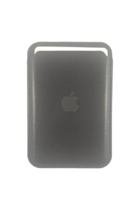 Apple Iphone 13 Serisi Ile Uyumlu Logolu Magsafe Özellikli Deri Cüzdan 13msdc