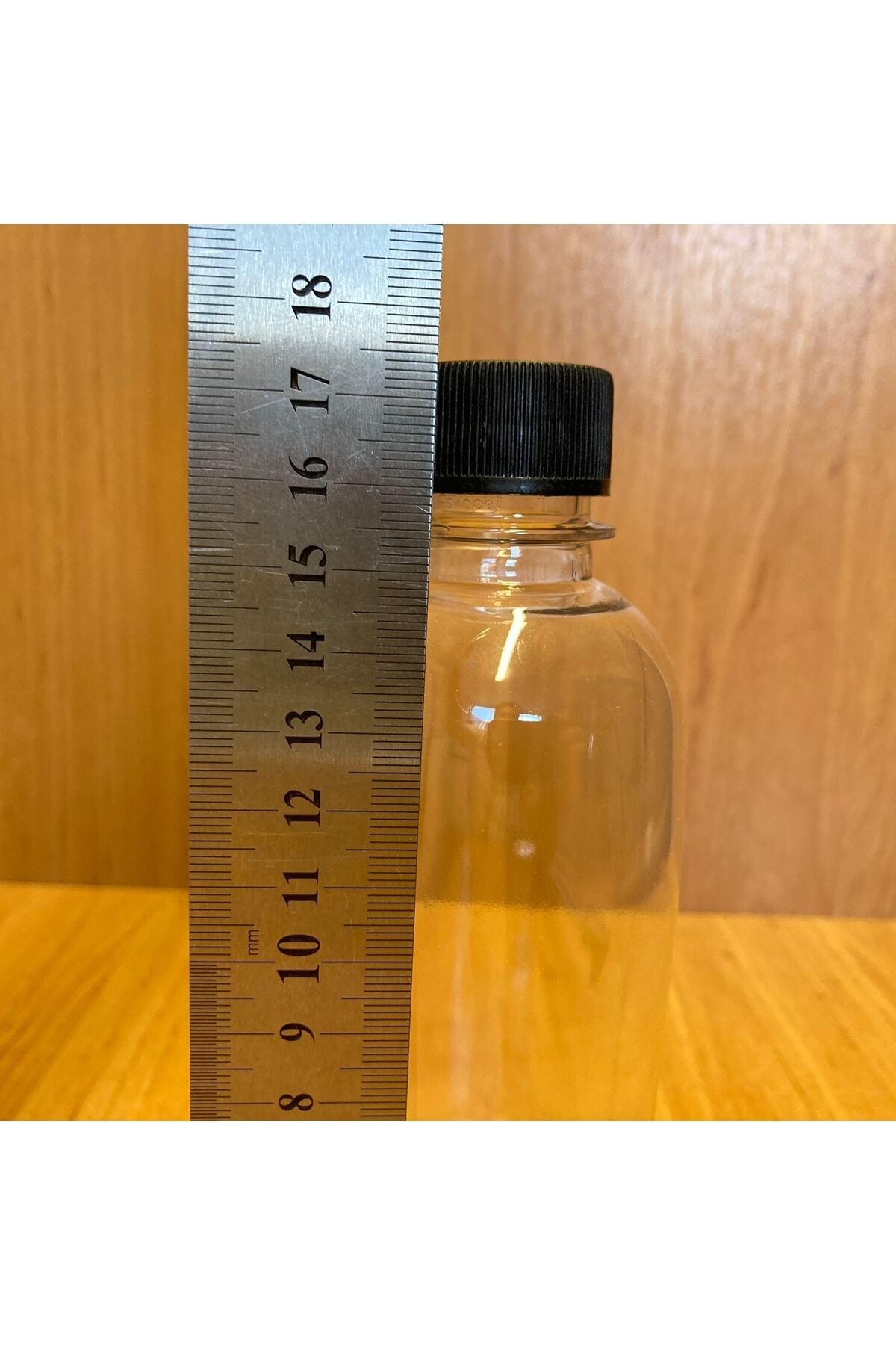 Pause Art Home-330 Cc Flat Model Pet Bottle - Black Lid - 330 Ml Empty Pet Bottle (10 Pieces) 3