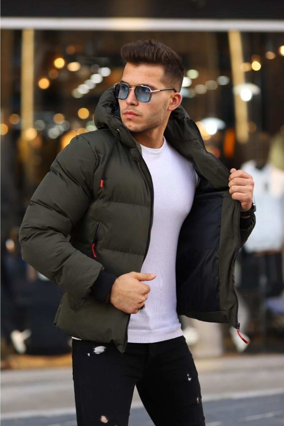 Slim fit winter jacket cheap